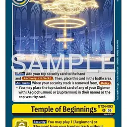 Temple of Beginnings - Master