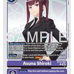 Asuna Shiroki (Near Mint) - Master