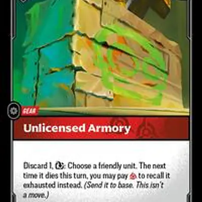 Unlicensed Armory (Near Mint) imagen principal