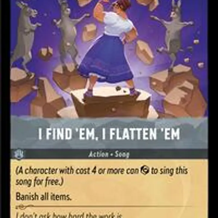 I Find 'Em, I Flatten 'Em (Near Mint) - Master