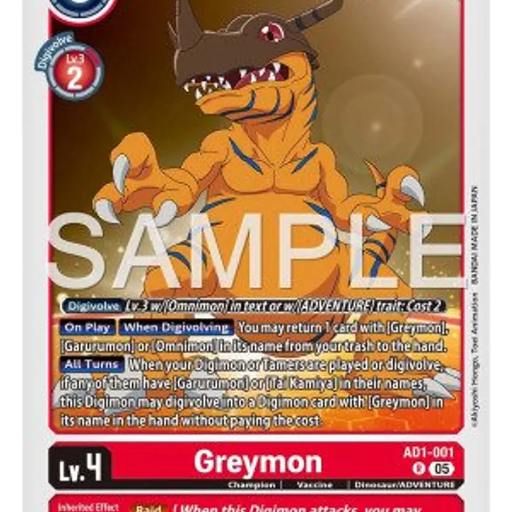 Greymon (Near Mint) - Master