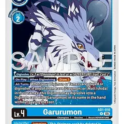 Garurumon (Near Mint) - Master