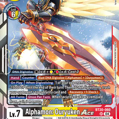 Alphamon: Ouryuken (Near Mint) imagen principal