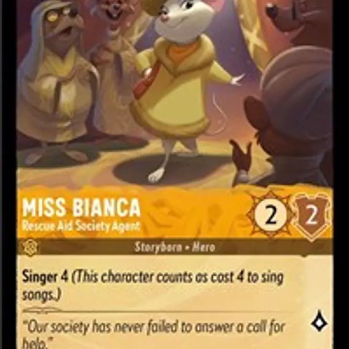 Miss Bianca - Rescue Aid Society Agent (Near Mint) - Master