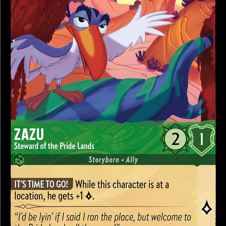 Zazu - Steward of the Pride Lands (Near Mint) - Master
