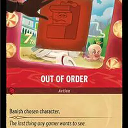 Out of Order (Near Mint) - Master