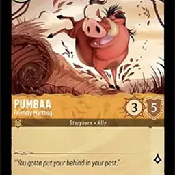 Pumbaa - Friendly Warthog (Near Mint) - Master
