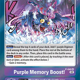 Purple Memory Boost! - Master