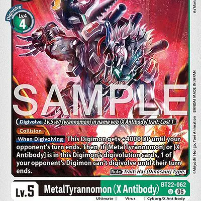 MetalTyrannomon (X Antibody) imagen principal