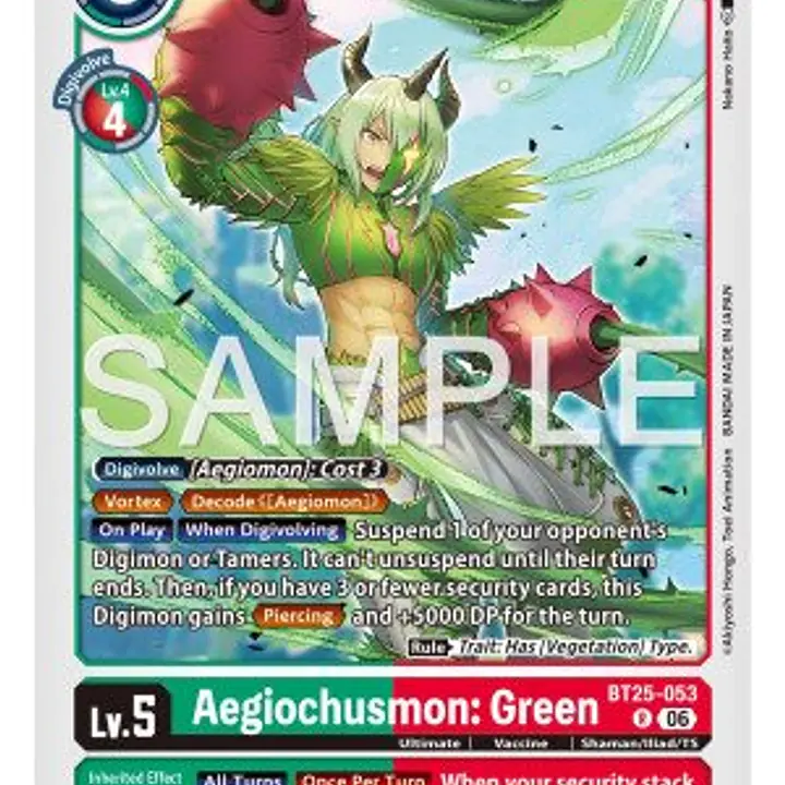 Aegiochusmon: Green - Master