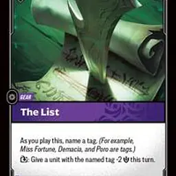The List - Master