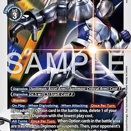 Justimon: Blitz Arm - Master