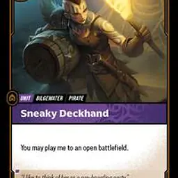 Sneaky Deckhand - Master