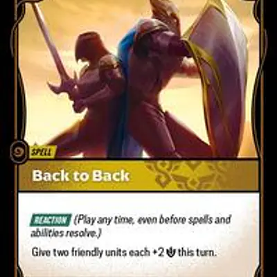 Back to Back imagen principal