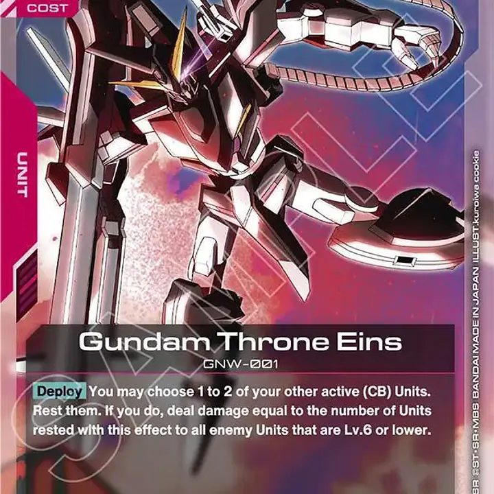 Gundam Throne Eins - Master