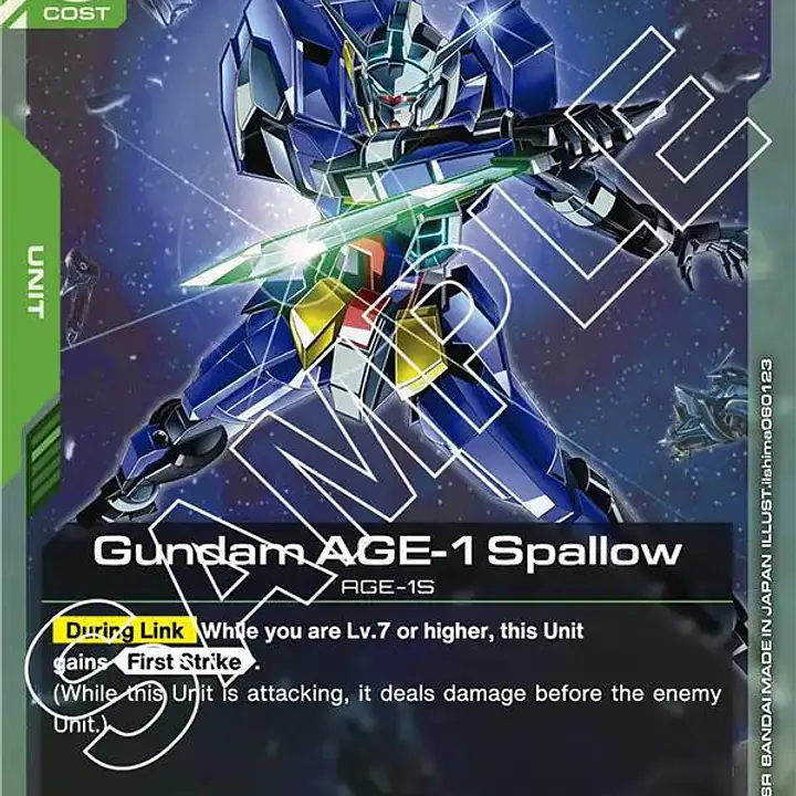 Gundam AGE-1 Spallow - Master