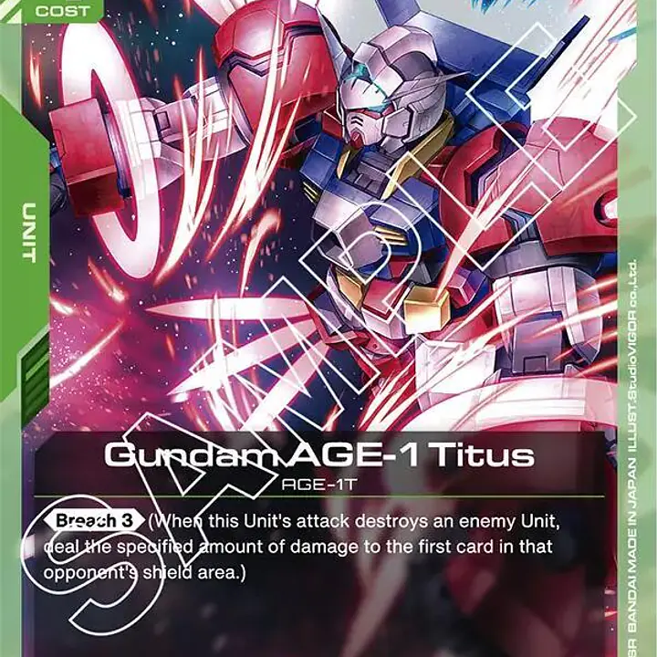 Gundam AGE-1 Titus (GD02-027) - Master