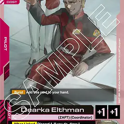 Dearka Elthman - Master