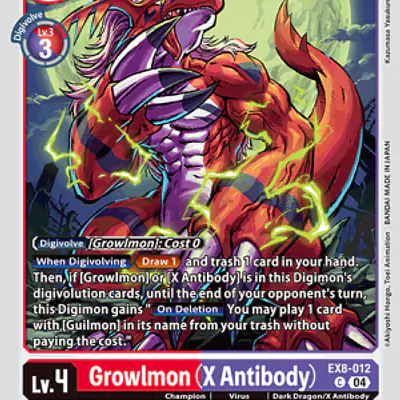 Growlmon (X Antibody) imagen principal