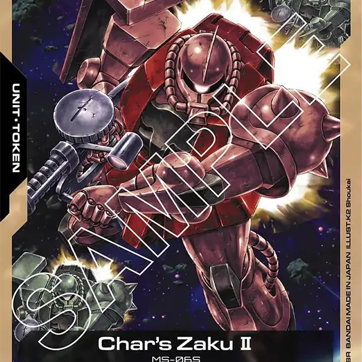Char's Zaku II (T-006) Token - Master