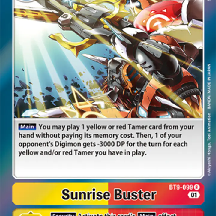 Sunrise Buster - Master