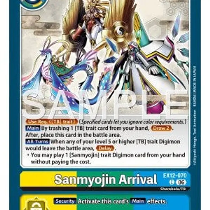 Sanmyojin Arrival - Master