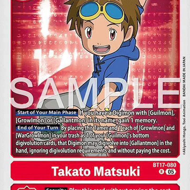 Takato Matsuki (Reprint) - Master