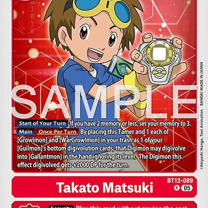 Takato Matsuki (Reprint) - Master