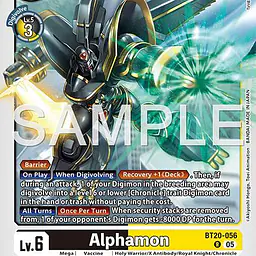 Alphamon (Reprint) - Master