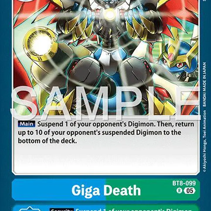 Giga Death (Reprint) - Master