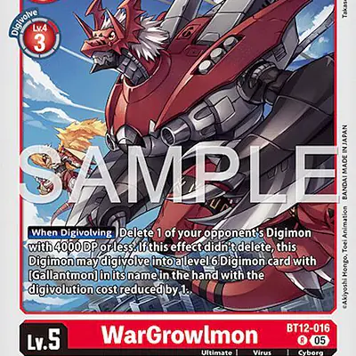 WarGrowlmon (Reprint) imagen principal