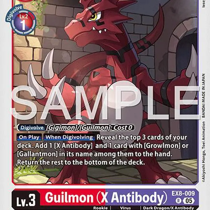 Guilmon (X Antibody) (Reprint) - Master