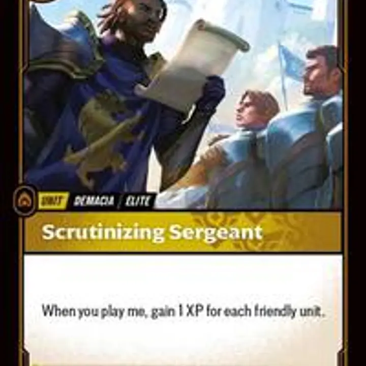 Scrutinizing Sergeant - Master