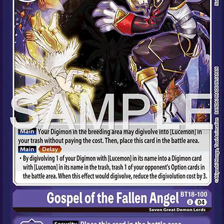 Gospel of the Fallen Angel - Master