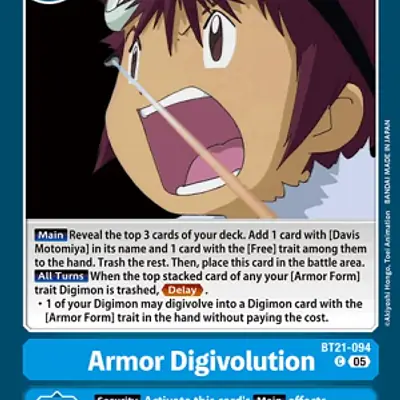 Armor Digivolution imagen principal