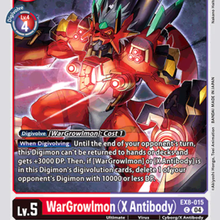 WarGrowlmon (X Antibody) (Near Mint) - Master