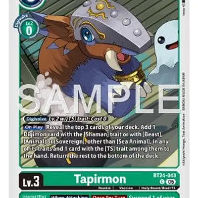 Tapirmon imagen principal