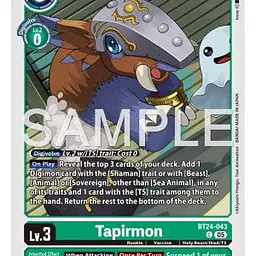Tapirmon - Master