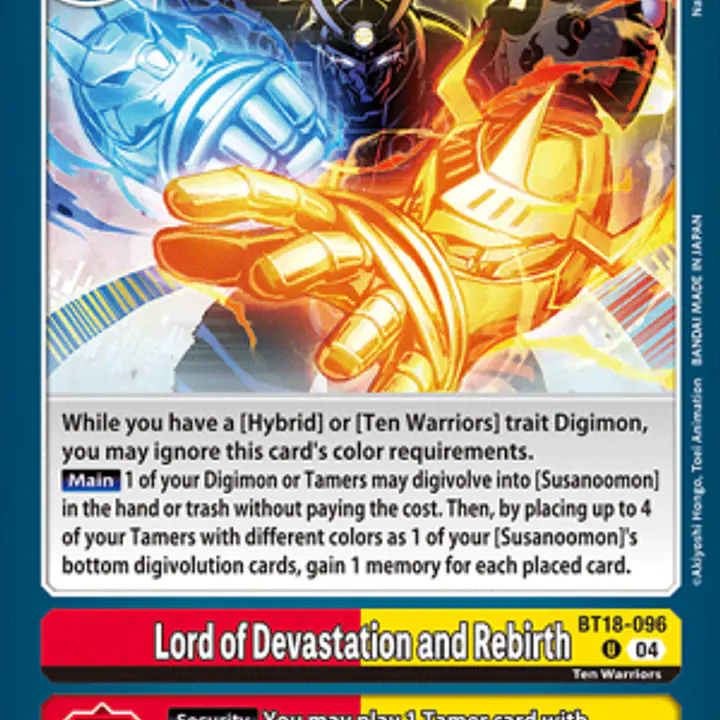 Lord of Devastation and Rebirth - Master