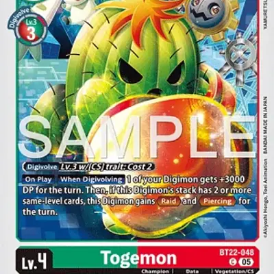 Togemon imagen principal