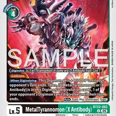 MetalTyrannomon (X Antibody) imagen principal