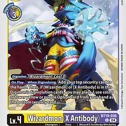Wizardmon (X Antibody) - Master