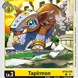 Tapirmon - Master