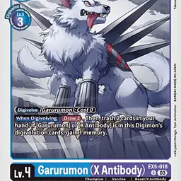 Garurumon (X Antibody) - Master