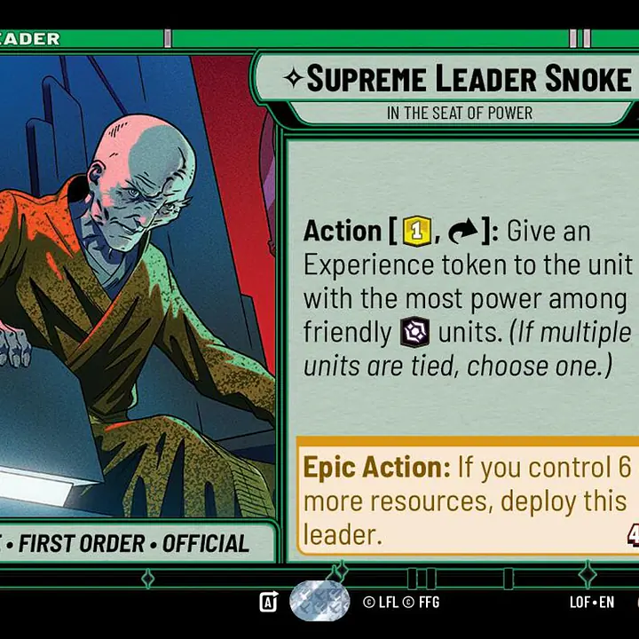 Supreme Leader Snoke (Near Mint) - Master