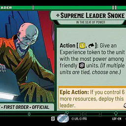Supreme Leader Snoke (Near Mint) - Master