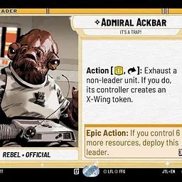 Admiral Ackbar (Near Mint) - Master